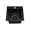 Ruvati Sink, Stainless Steel, 15" W x 15" L x RVH8215BL - alternate 9